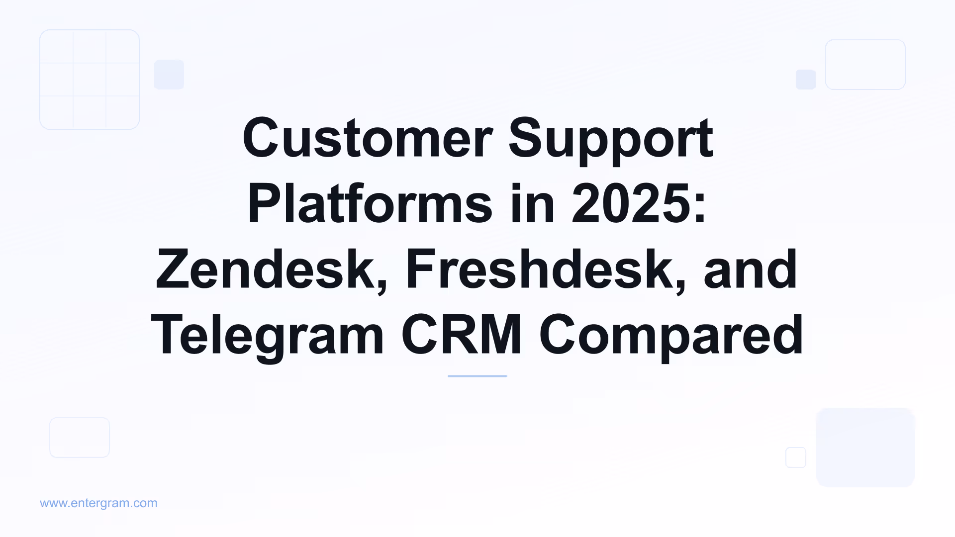 Card image for Customer Support Platforms in 2025: Zendesk, Freshdesk, and Telegram CRM Compared