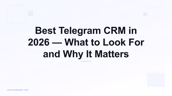 Best Telegram CRM comparison guide
