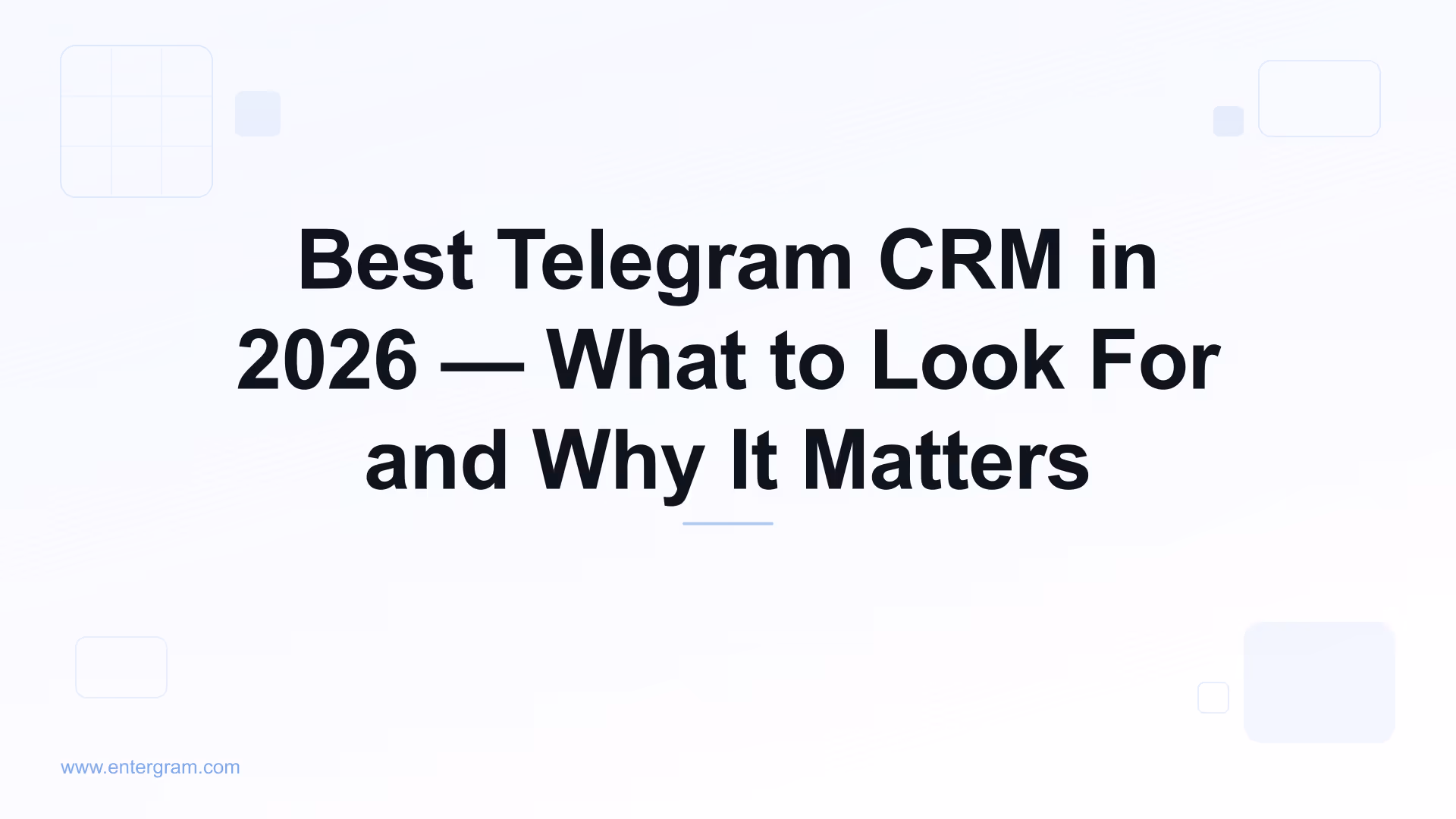 Best Telegram CRM comparison guide