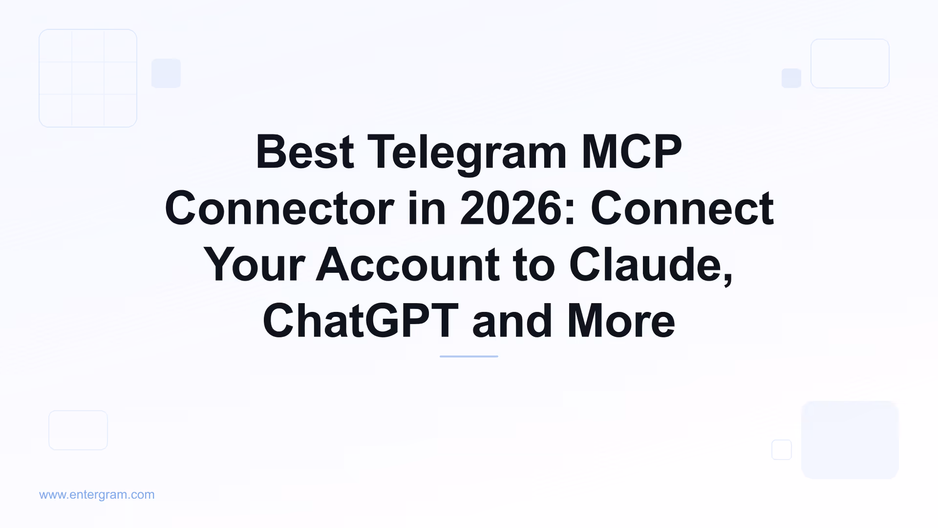 Best Telegram MCP connector guide for 2026