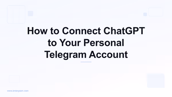 Connect ChatGPT to personal Telegram account via MCP