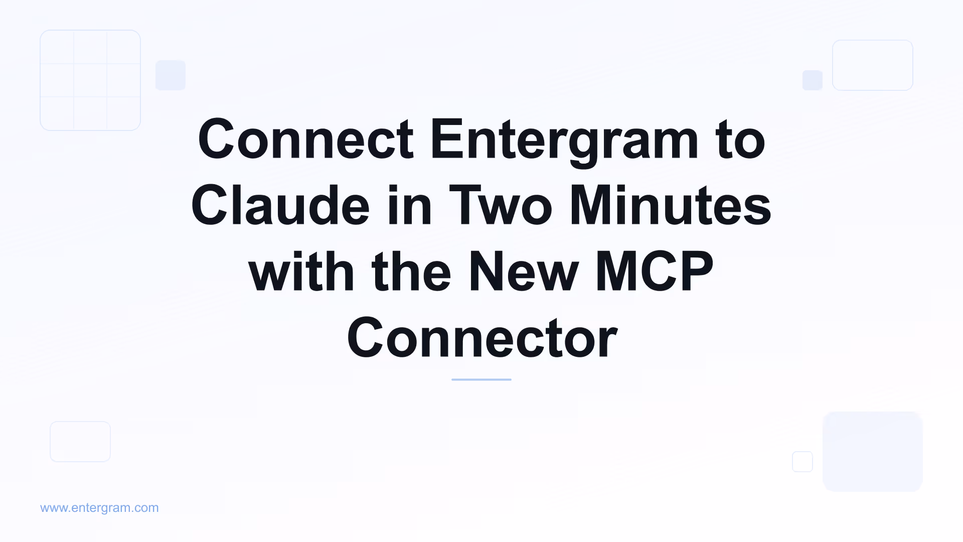 Connect your Telegram account to Claude via Entergram MCP