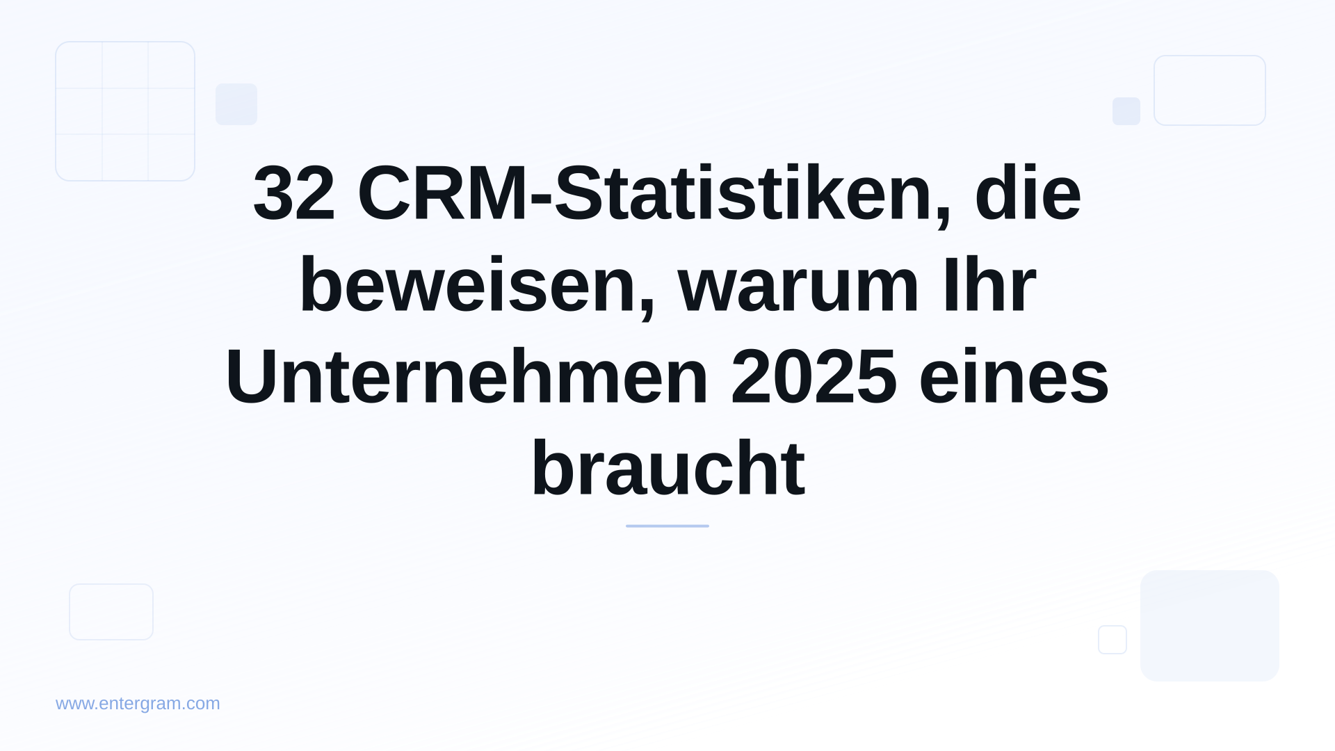 Card image for 32 CRM-Statistiken, die beweisen, warum Ihr Unternehmen 2025 eines braucht