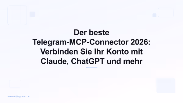Leitfaden zum besten Telegram-MCP-Connector für 2026