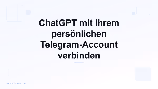 ChatGPT mit persönlichem Telegram-Account via MCP verbinden