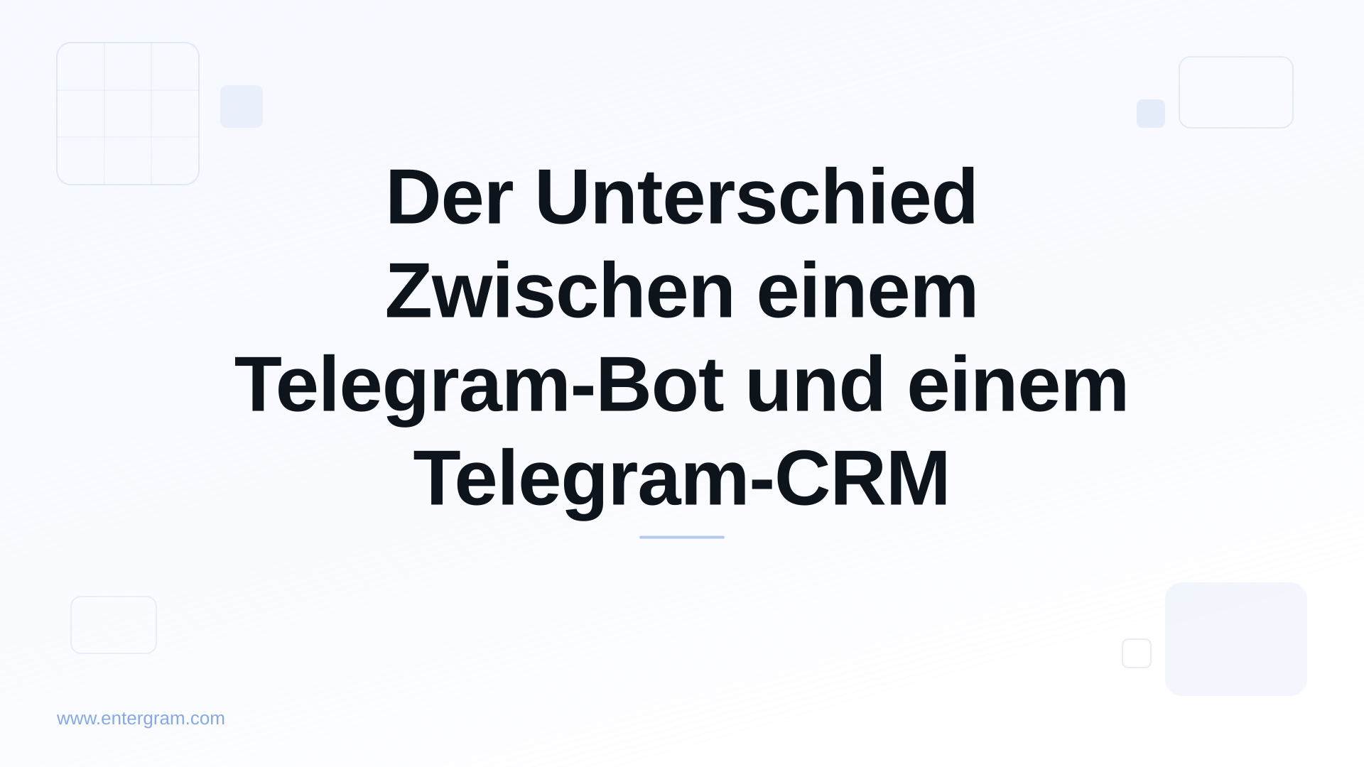 Card image for Der Unterschied Zwischen einem Telegram-Bot und einem Telegram-CRM