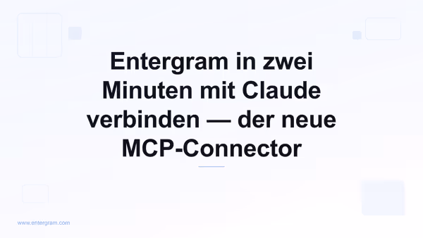 Persönliches Telegram-Konto über Entergram MCP mit Claude verbinden