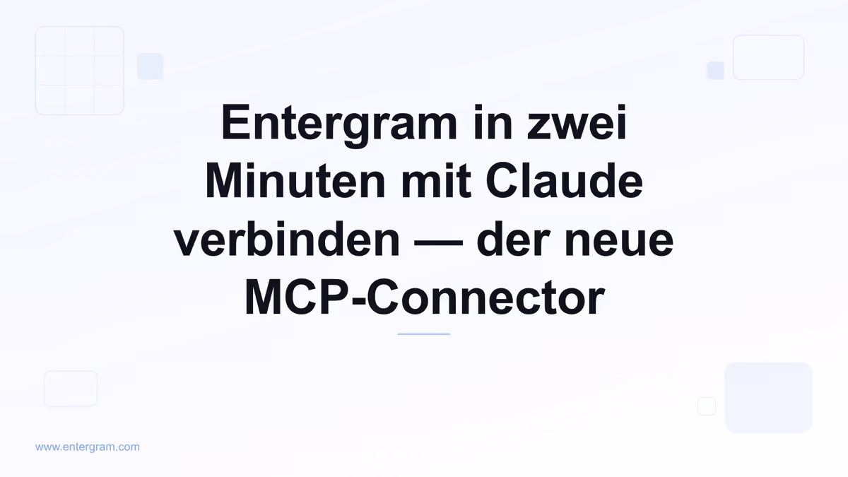 Persönliches Telegram-Konto über Entergram MCP mit Claude verbinden