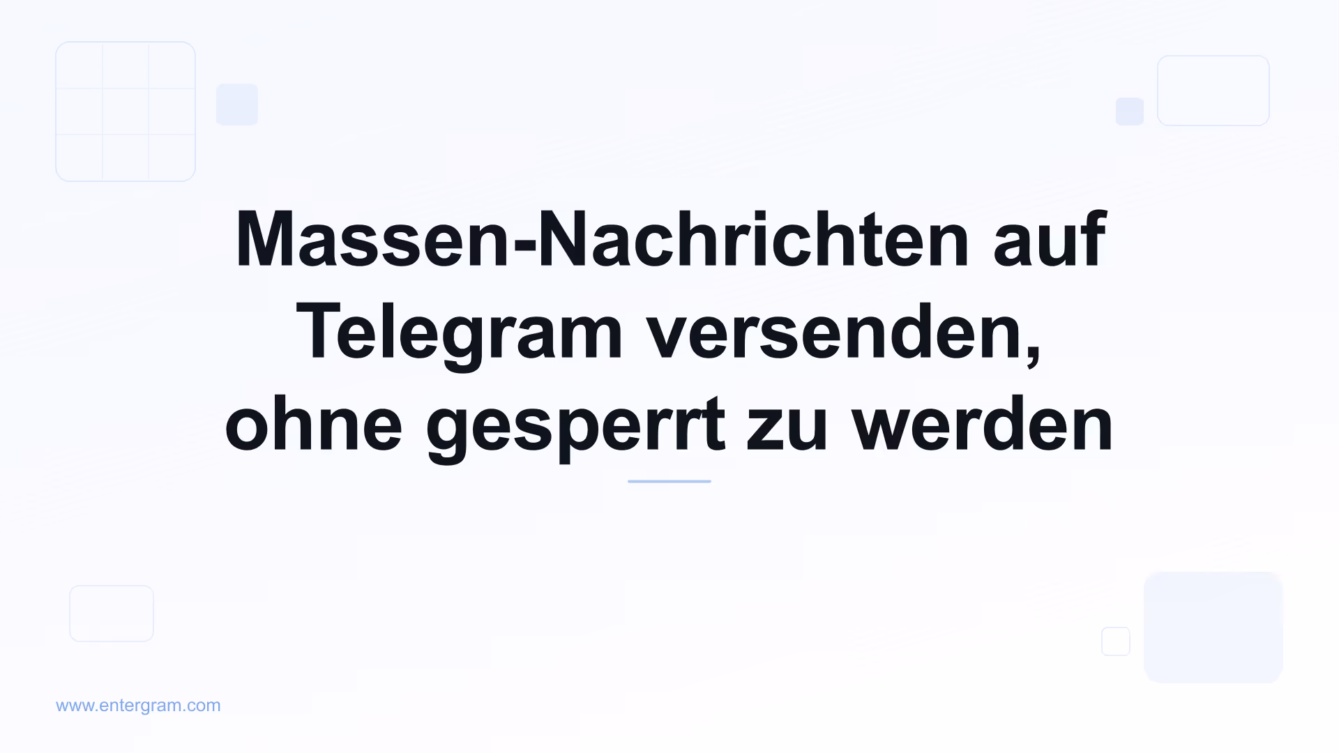 Massen-Nachrichten auf Telegram sicher versenden