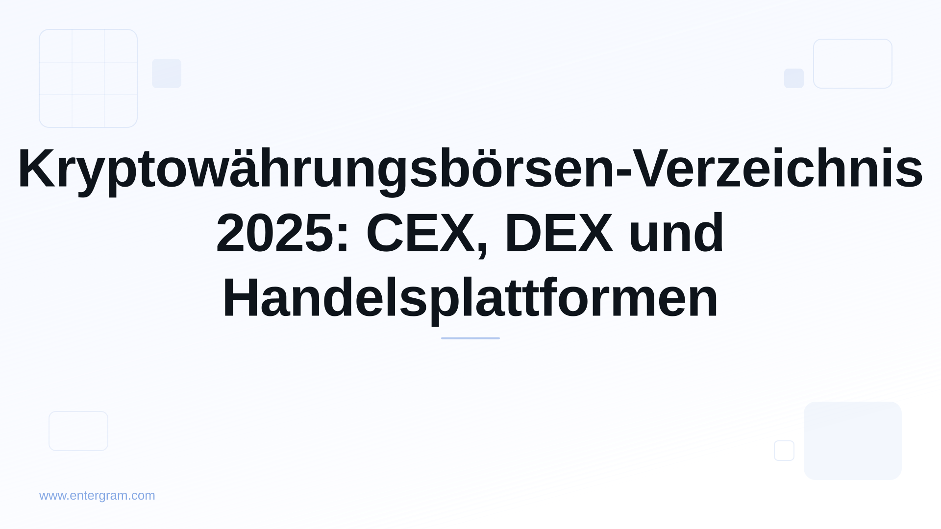 Card image for Kryptowährungsbörsen-Verzeichnis 2025: CEX, DEX und Handelsplattformen