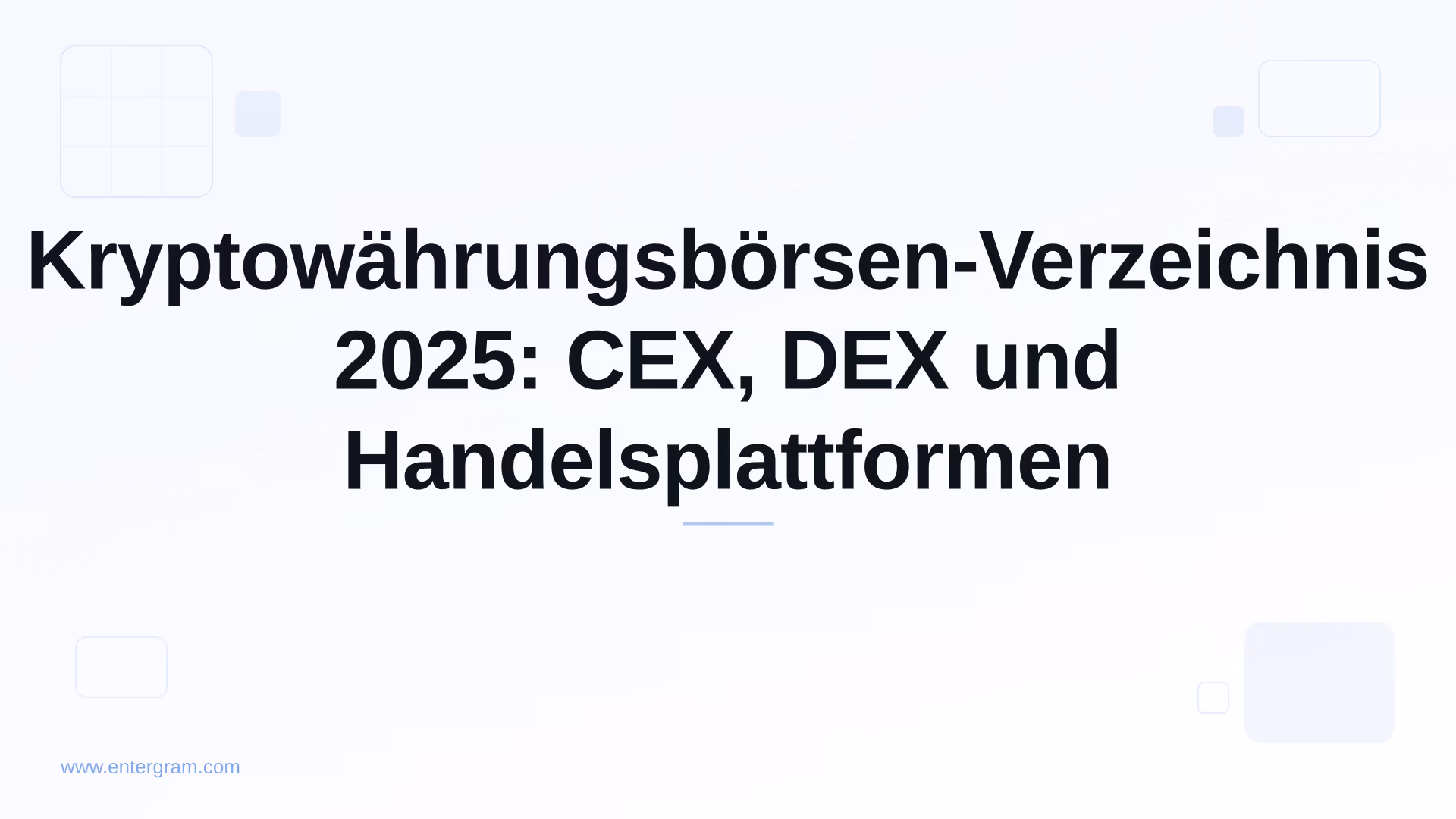 Card image for Kryptowährungsbörsen-Verzeichnis 2025: CEX, DEX und Handelsplattformen
