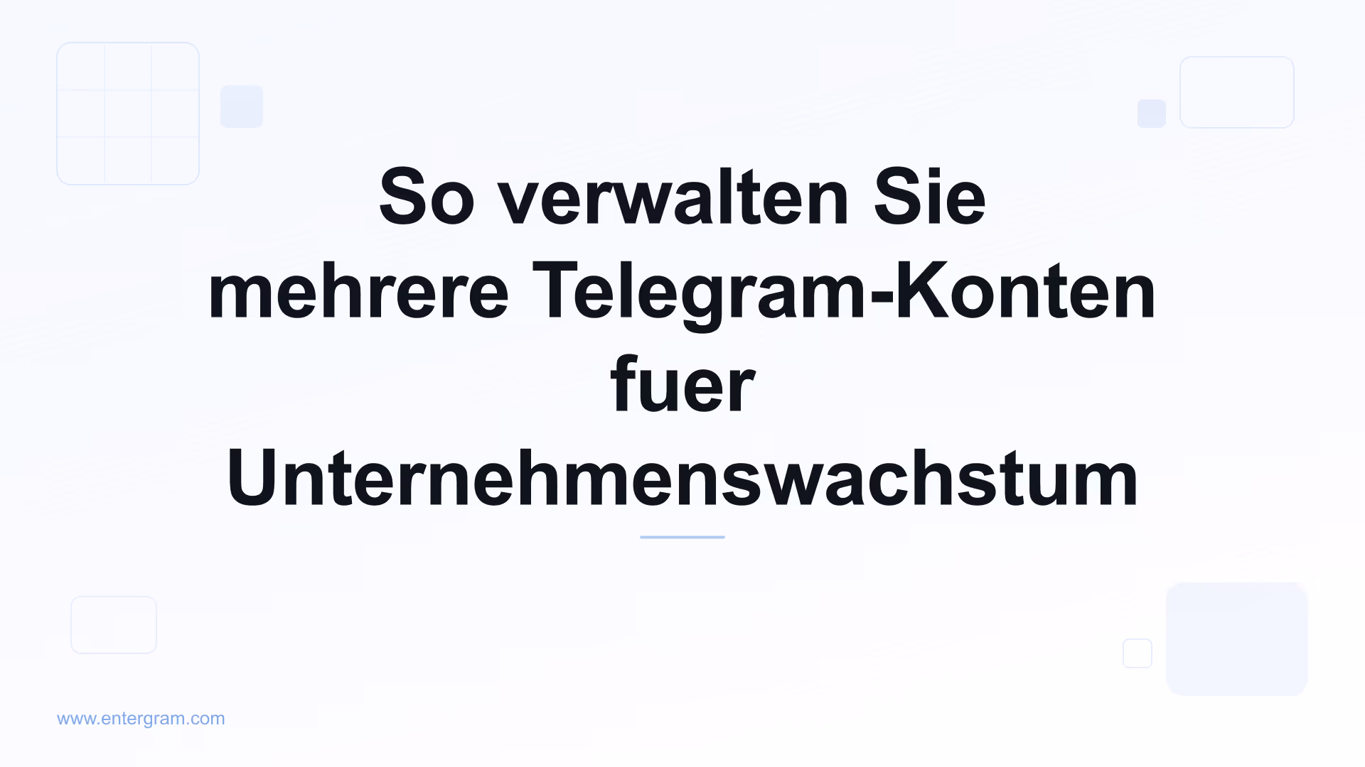 Card image for So verwalten Sie mehrere Telegram-Konten fuer Unternehmenswachstum