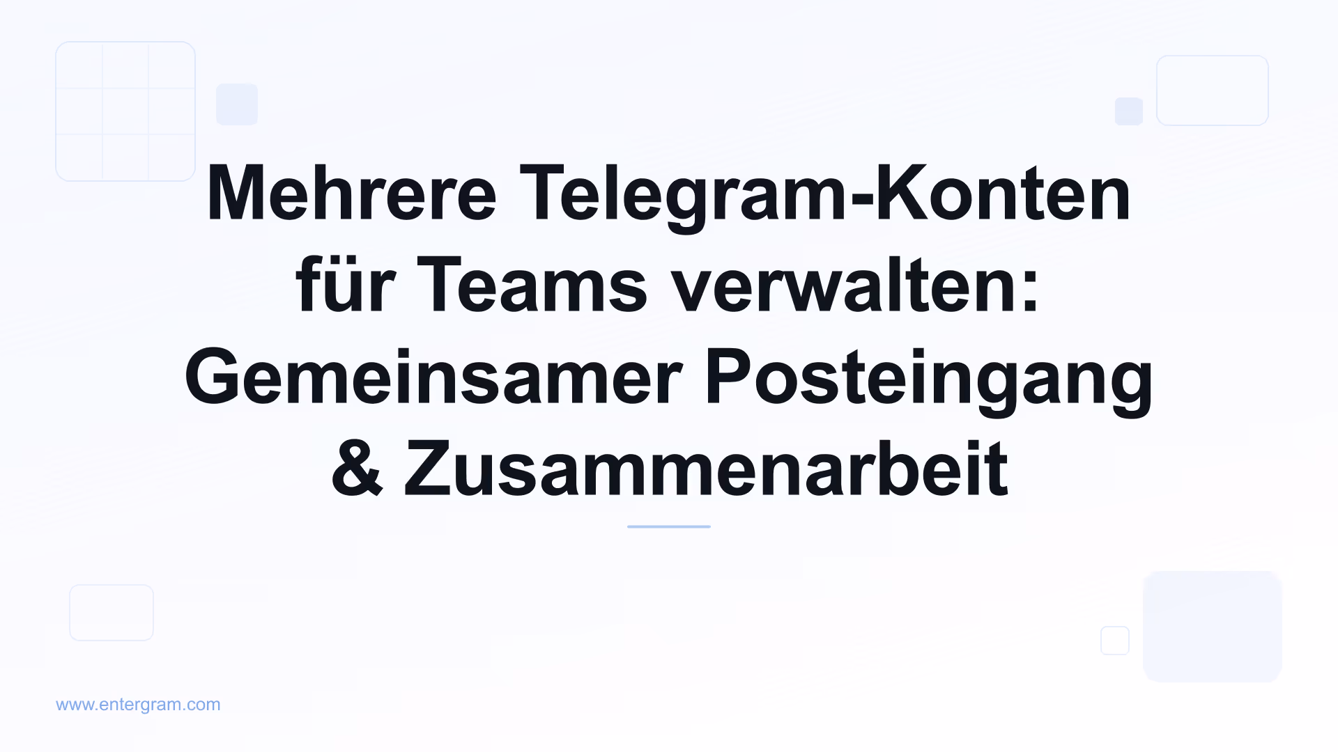Card image for Mehrere Telegram-Konten für Teams verwalten: Gemeinsamer Posteingang & Zusammenarbeit