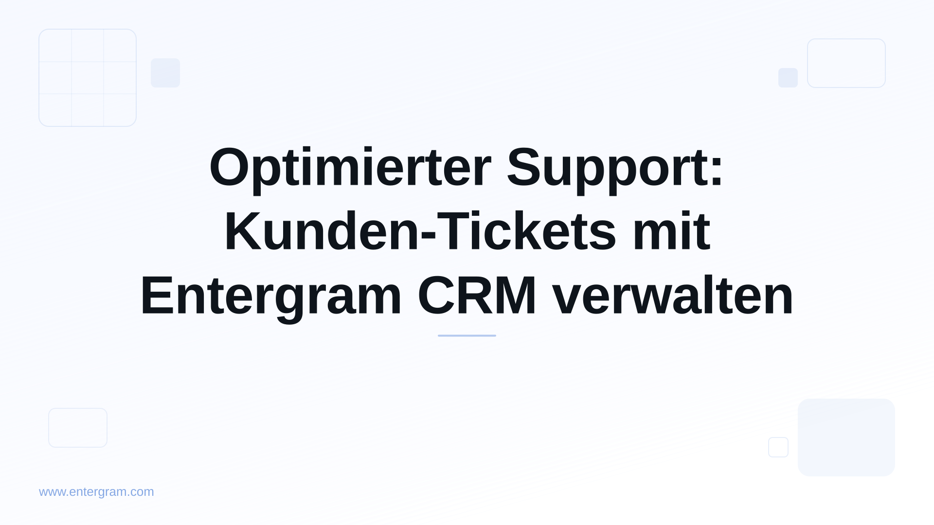 Card image for Optimierter Support: Kunden-Tickets mit Entergram CRM verwalten