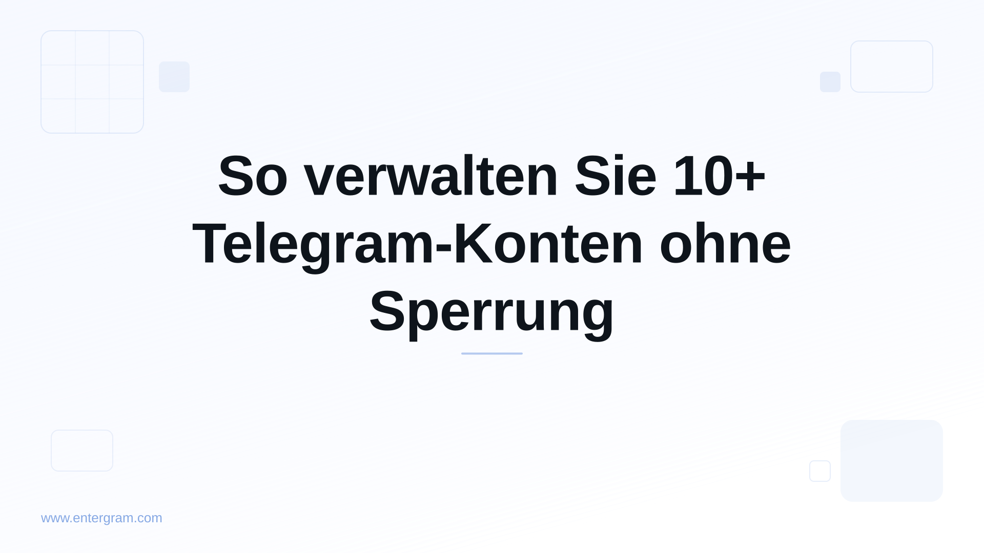 Card image for So verwalten Sie 10+ Telegram-Konten ohne Sperrung