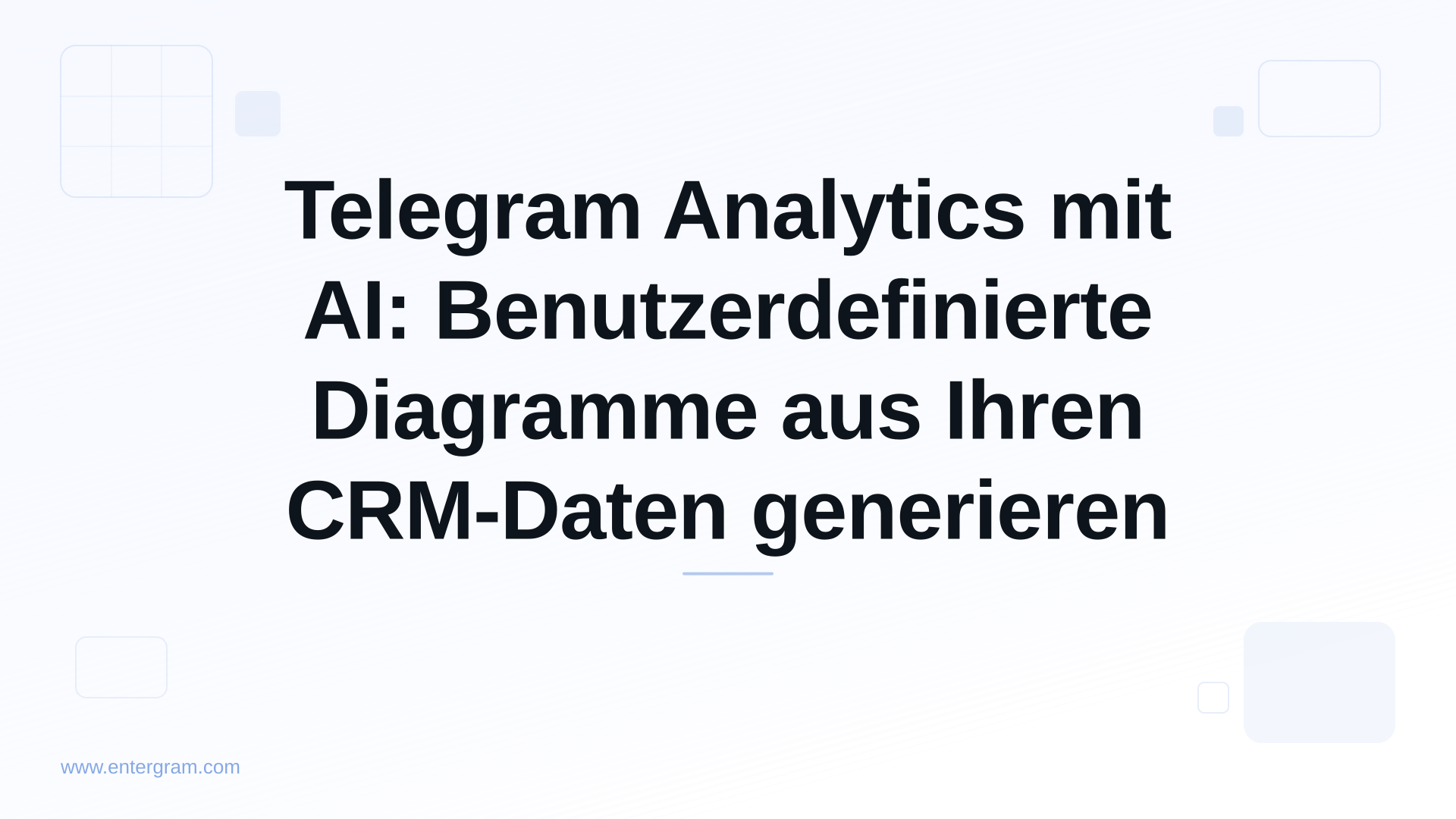 AI-gestütztes Analytics-Dashboard zur Generierung benutzerdefinierter Diagramme aus Telegram CRM-Daten