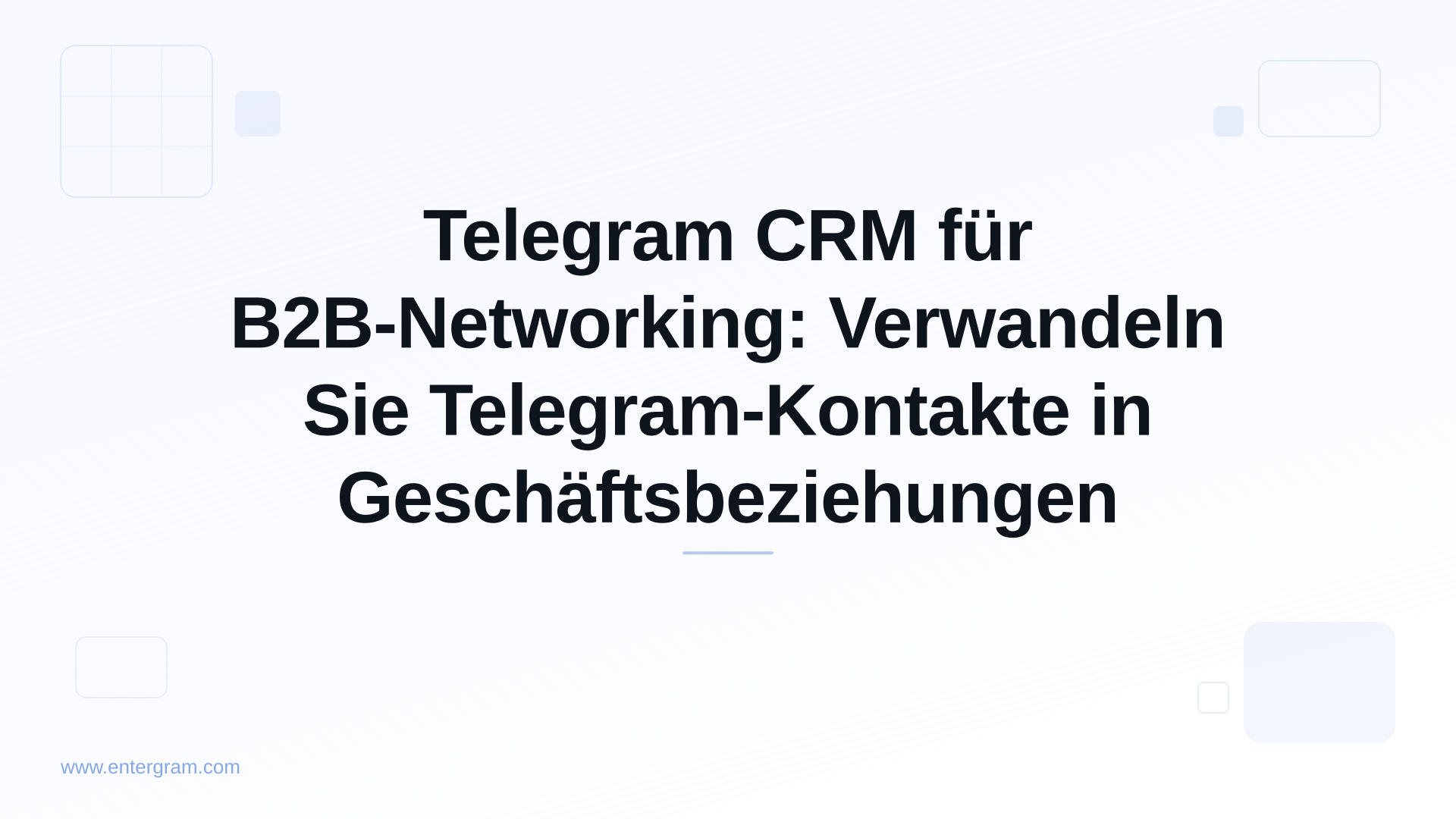 Card image for Telegram CRM für B2B-Networking: Verwandeln Sie Telegram-Kontakte in Geschäftsbeziehungen