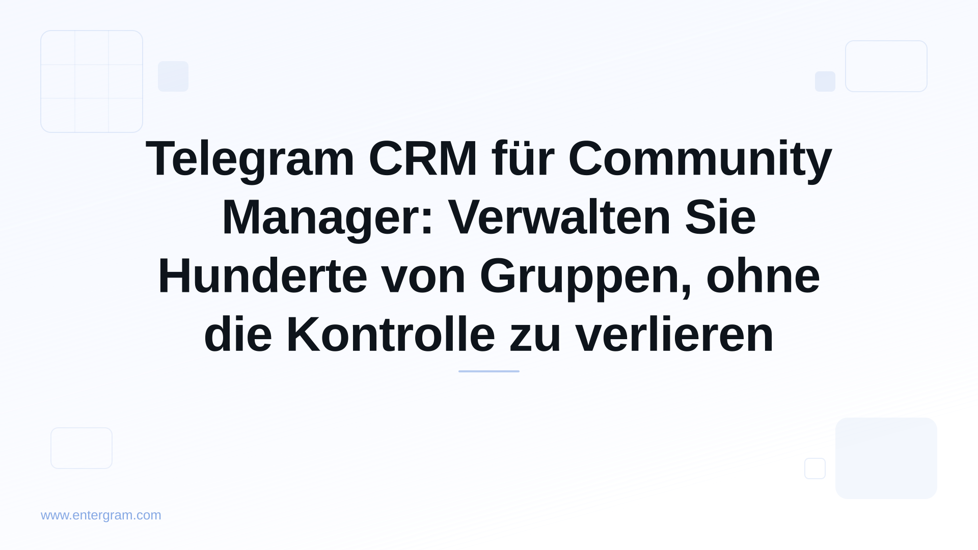 Card image for Telegram CRM für Community Manager: Verwalten Sie Hunderte von Gruppen, ohne die Kontrolle zu verlieren