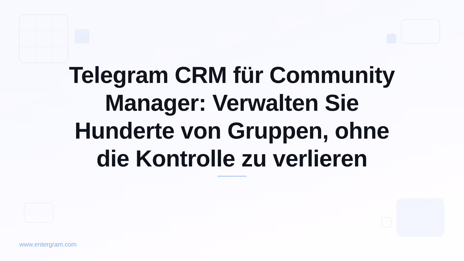 Card image for Telegram CRM für Community Manager: Verwalten Sie Hunderte von Gruppen, ohne die Kontrolle zu verlieren