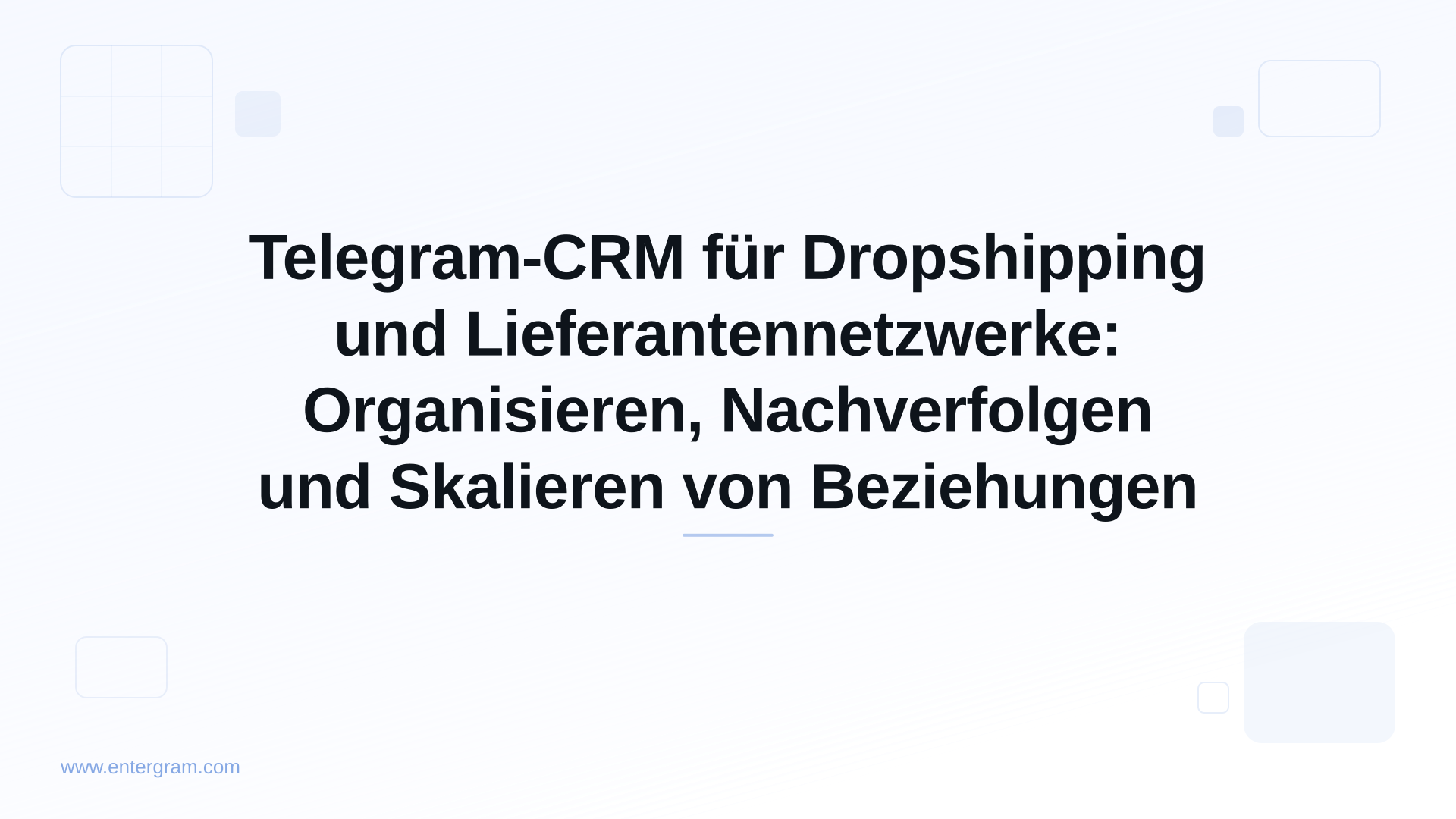 Card image for Telegram-CRM für Dropshipping und Lieferantennetzwerke: Organisieren, Nachverfolgen und Skalieren von Beziehungen