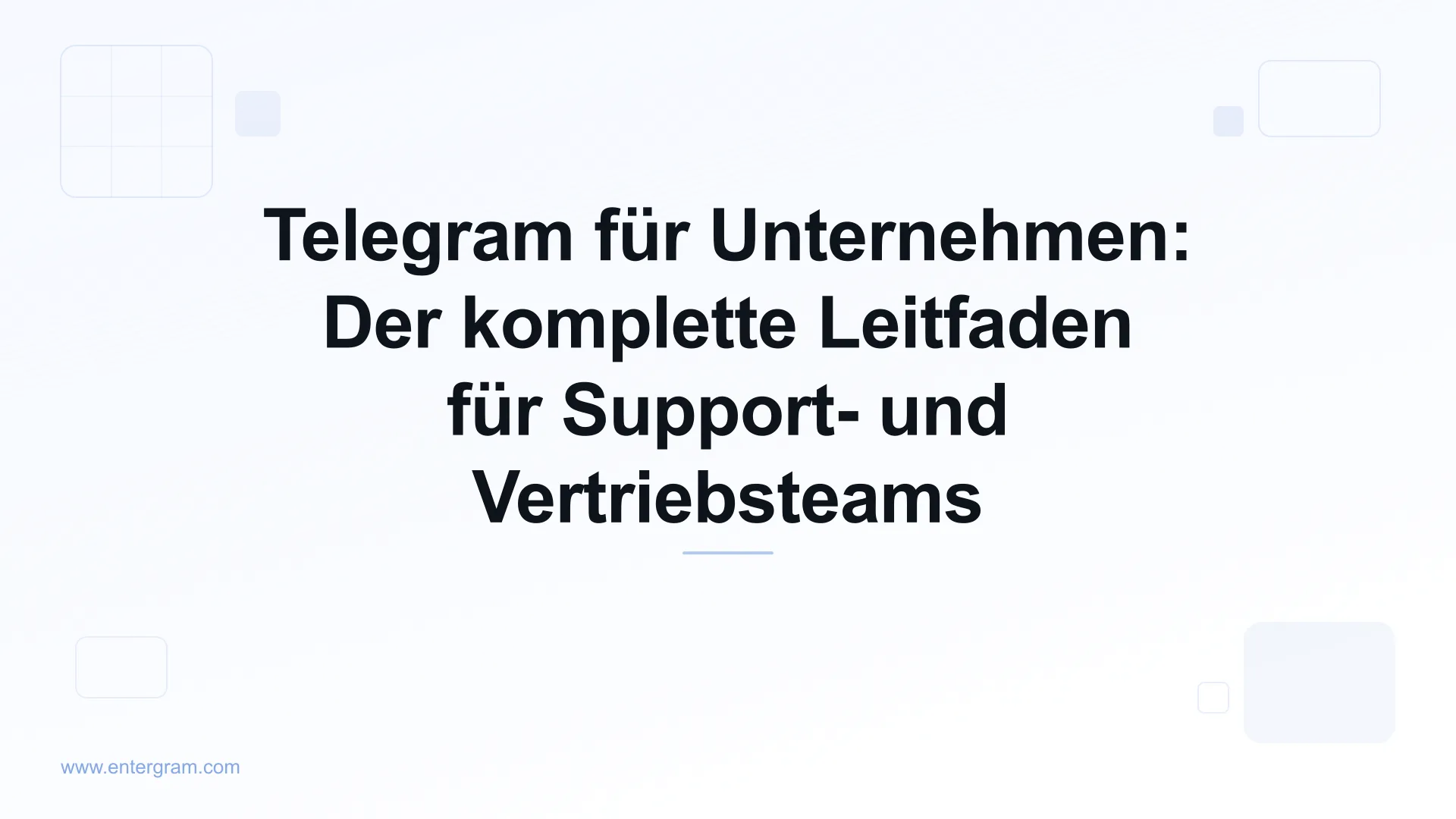 Kartenbild für Telegram für Unternehmen: Der komplette Leitfaden für Teams