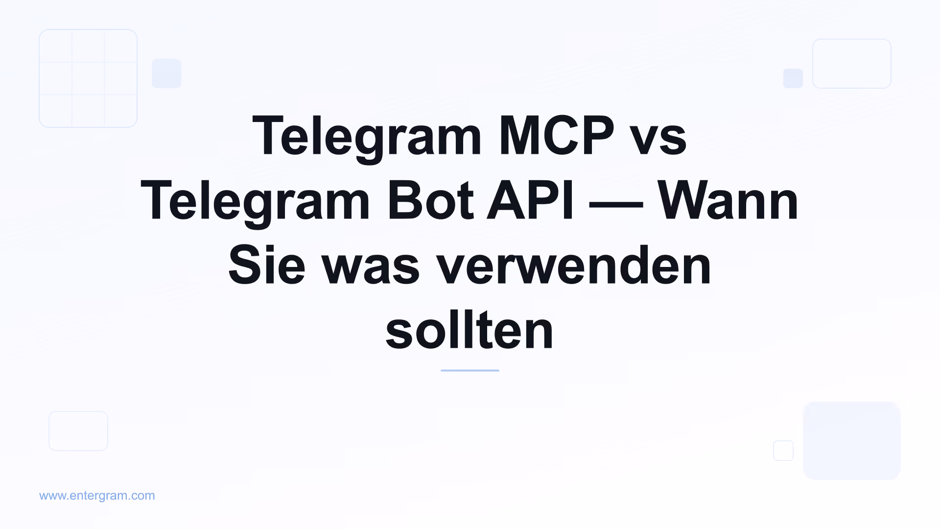 Vergleich Telegram MCP vs Bot API