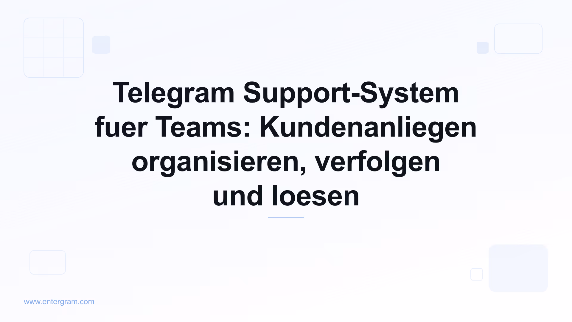 Card image for Telegram Support-System fuer Teams