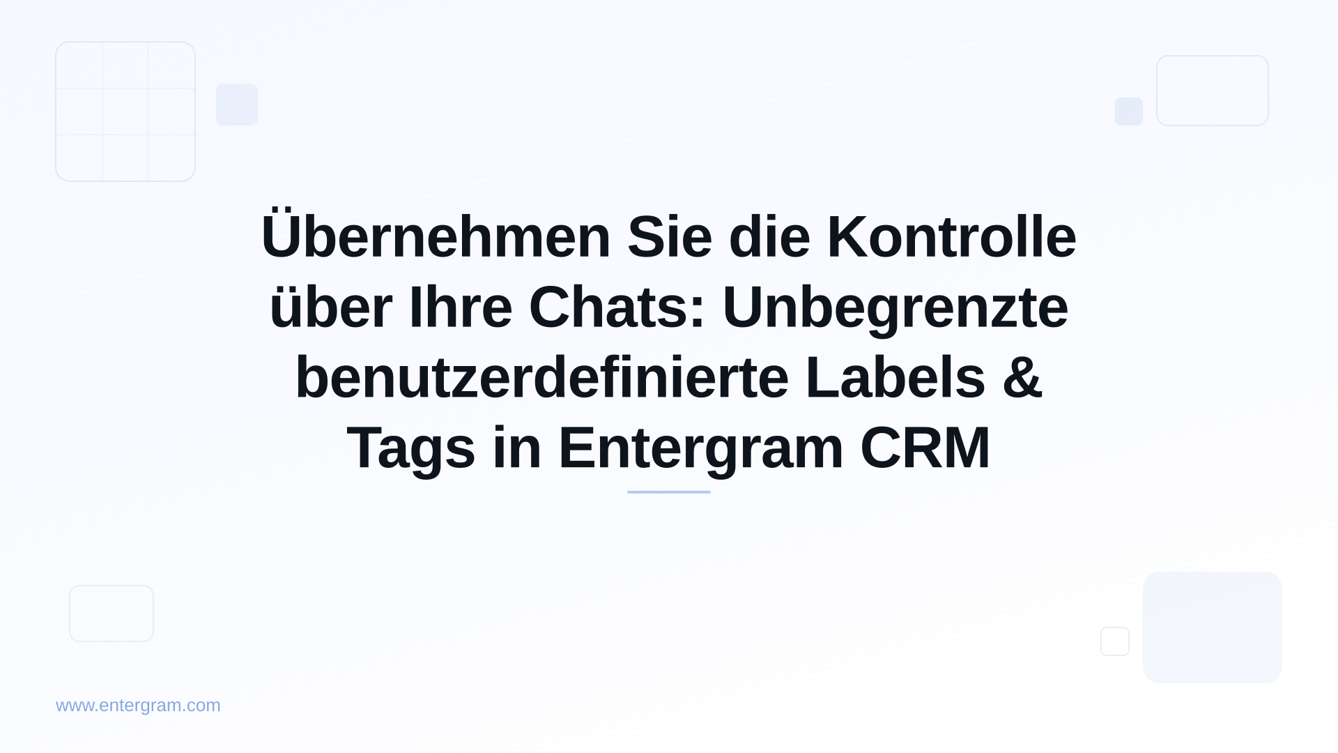 Card image for Übernehmen Sie die Kontrolle über Ihre Chats: Unbegrenzte benutzerdefinierte Labels & Tags in Entergram CRM