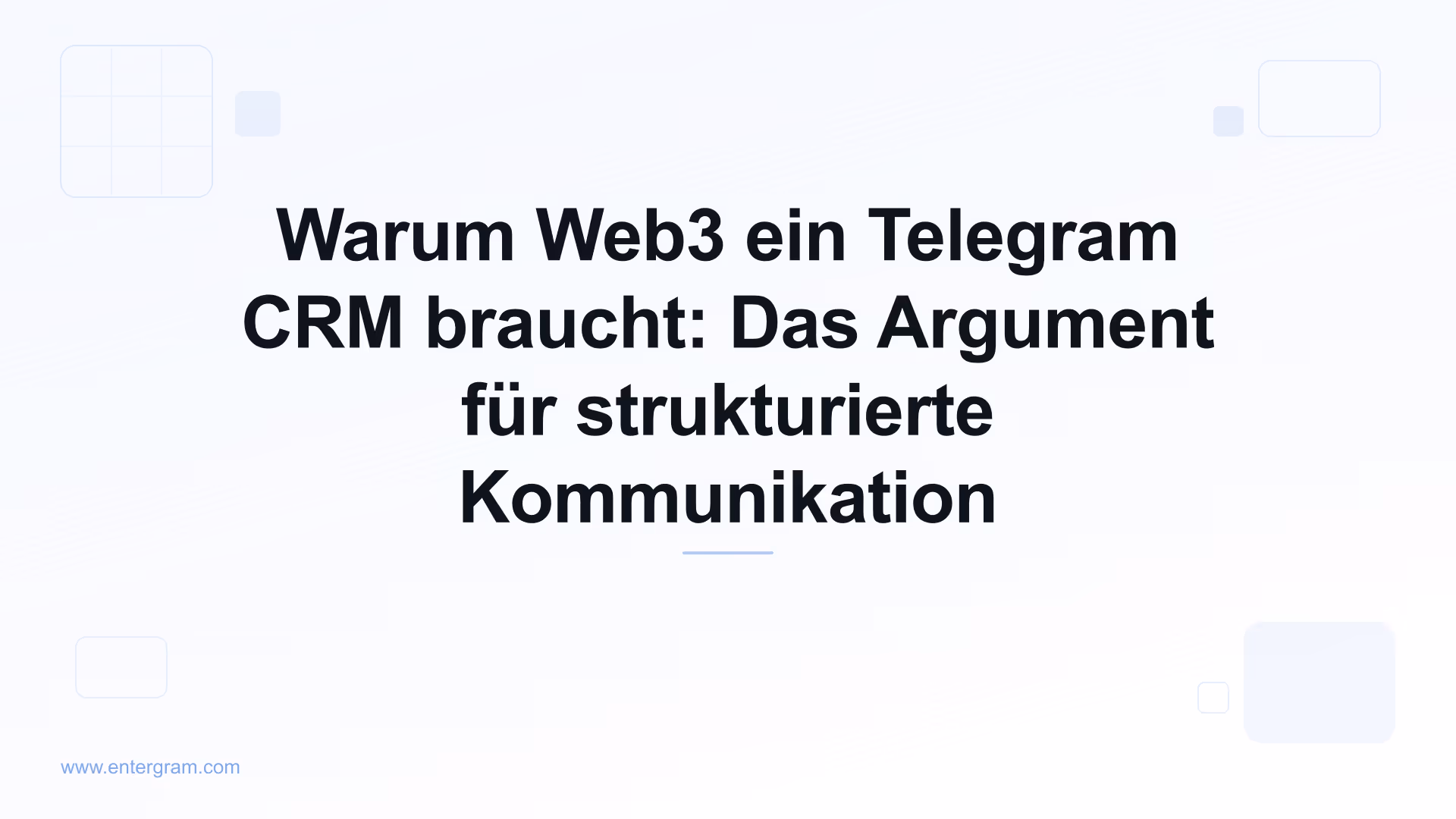 Card image for Warum Web3 ein Telegram CRM braucht: Das Argument für strukturierte Kommunikation