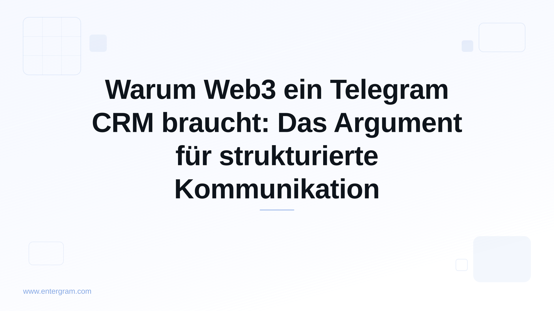 Card image for Warum Web3 ein Telegram CRM braucht: Das Argument für strukturierte Kommunikation