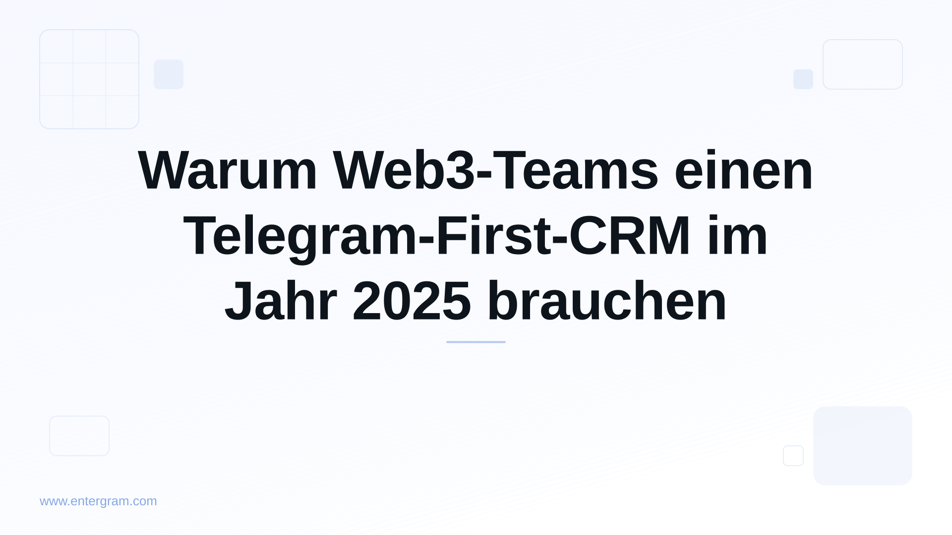 Card image for Warum Web3-Teams einen Telegram-First-CRM im Jahr 2025 brauchen
