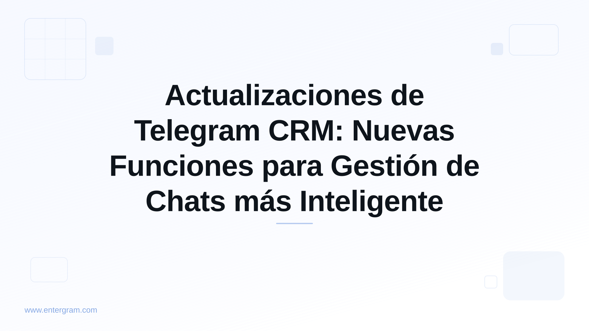 Card image for Actualizaciones de Telegram CRM: Nuevas Funciones para Gestión de Chats más Inteligente