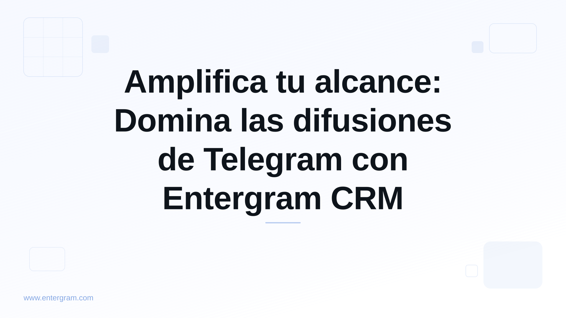 Card image for Amplifica tu alcance: Domina las difusiones de Telegram con Entergram CRM