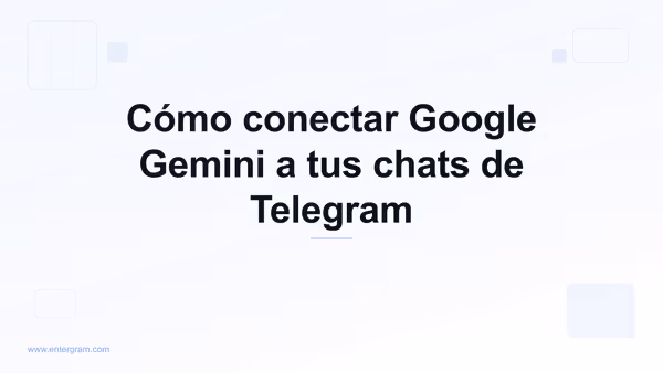 Conectar Google Gemini a Telegram personal vía MCP