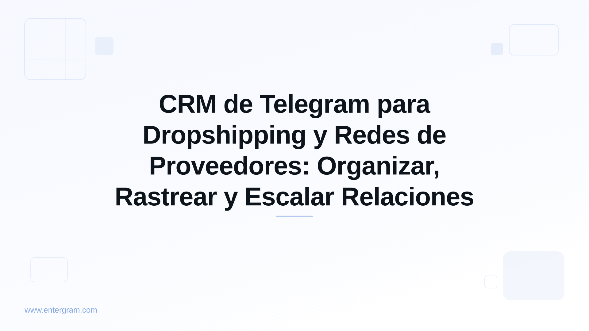 Card image for CRM de Telegram para Dropshipping y Redes de Proveedores: Organizar, Rastrear y Escalar Relaciones