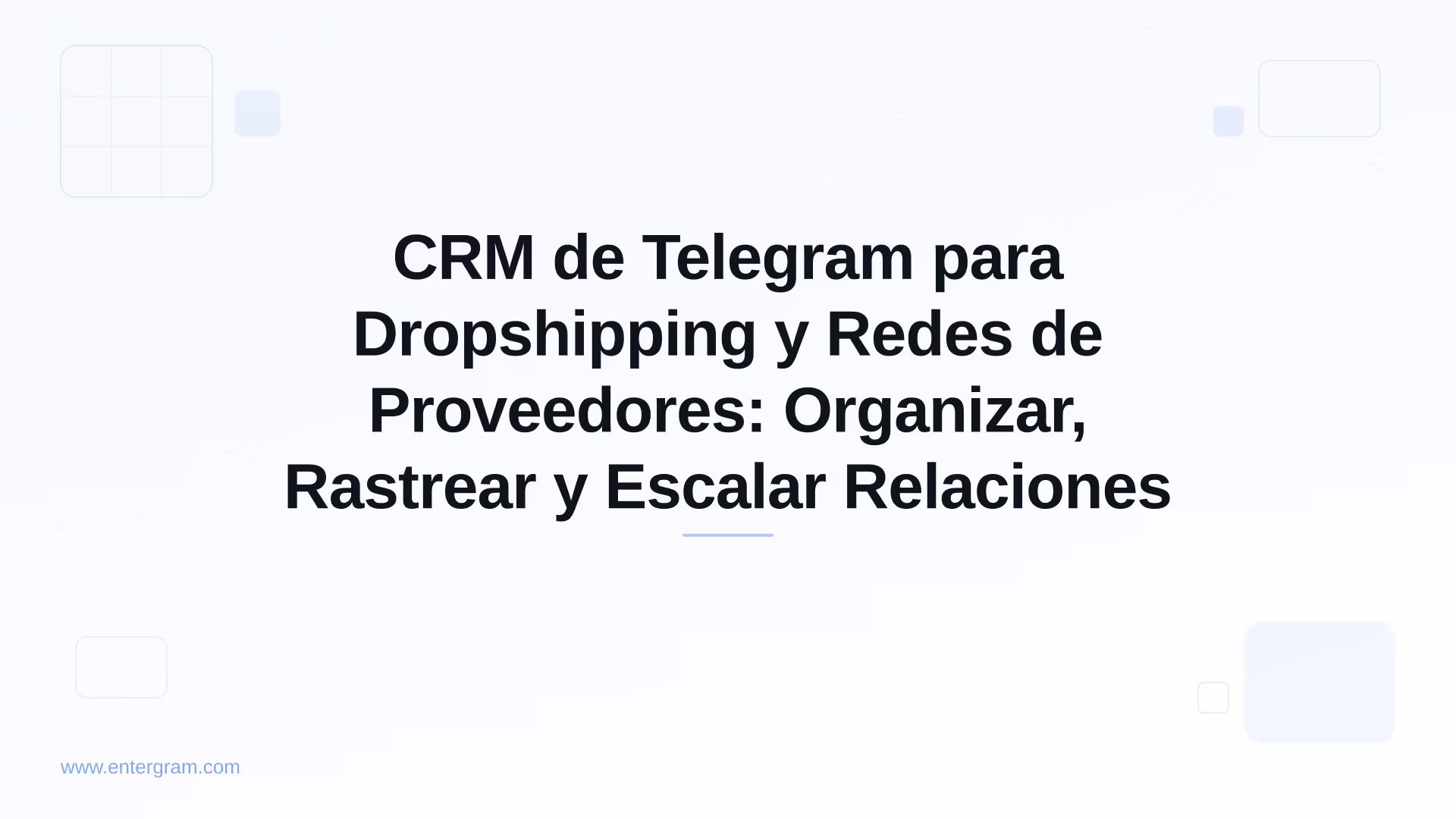 Card image for CRM de Telegram para Dropshipping y Redes de Proveedores: Organizar, Rastrear y Escalar Relaciones
