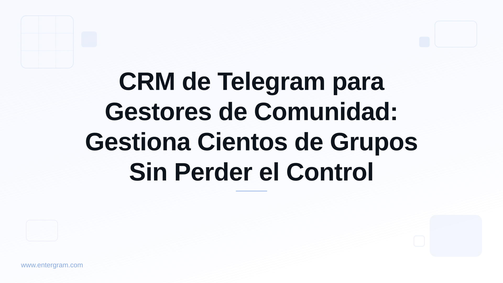 Card image for CRM de Telegram para Gestores de Comunidad: Gestiona Cientos de Grupos Sin Perder el Control