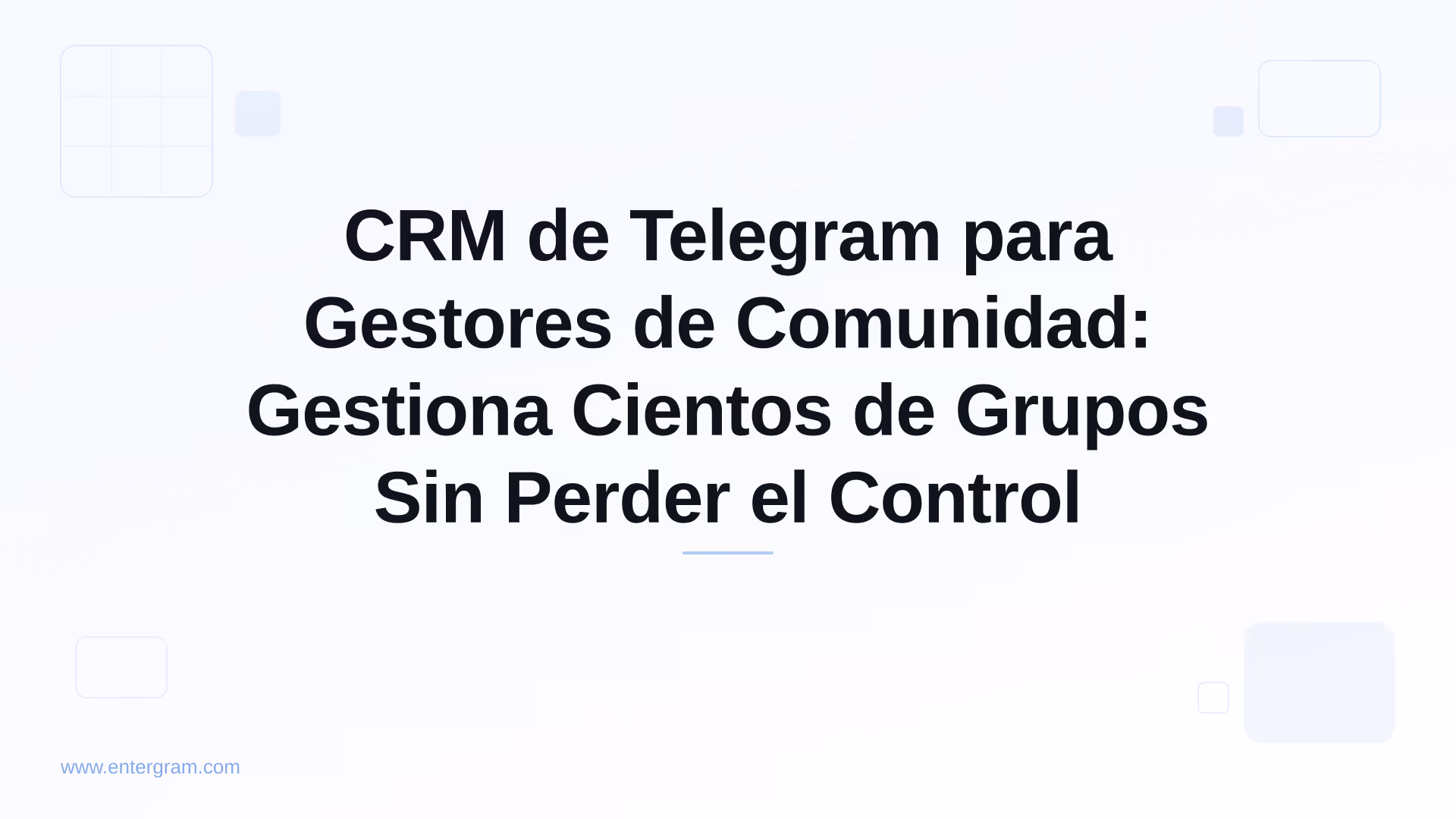 Card image for CRM de Telegram para Gestores de Comunidad: Gestiona Cientos de Grupos Sin Perder el Control