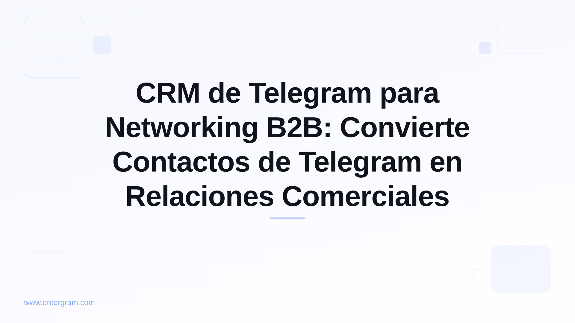 Card image for CRM de Telegram para Networking B2B: Convierte Contactos de Telegram en Relaciones Comerciales