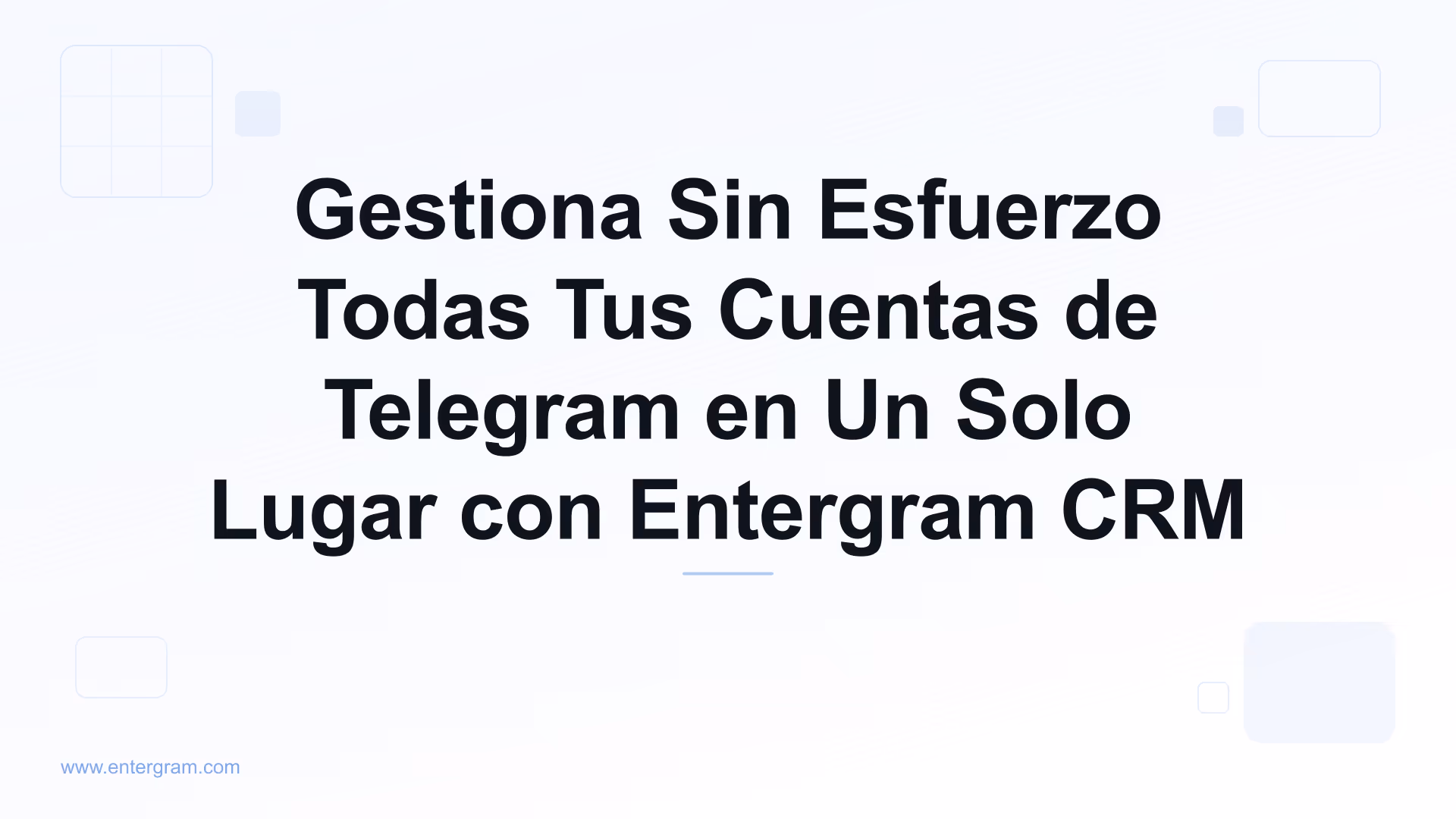 Card image for Gestiona Sin Esfuerzo Todas Tus Cuentas de Telegram en Un Solo Lugar con Entergram CRM