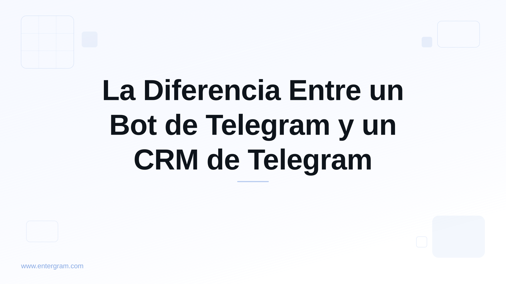 Card image for La Diferencia Entre un Bot de Telegram y un CRM de Telegram