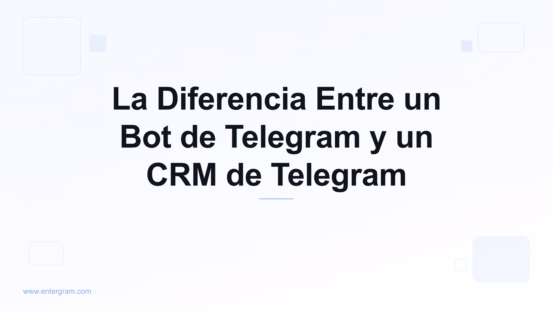 Card image for La Diferencia Entre un Bot de Telegram y un CRM de Telegram