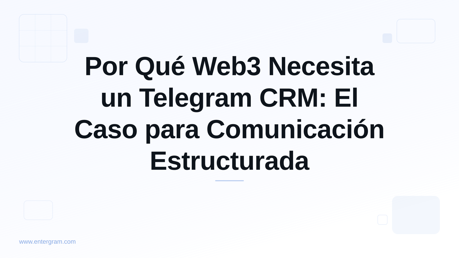 Card image for Por Qué Web3 Necesita un Telegram CRM: El Caso para Comunicación Estructurada