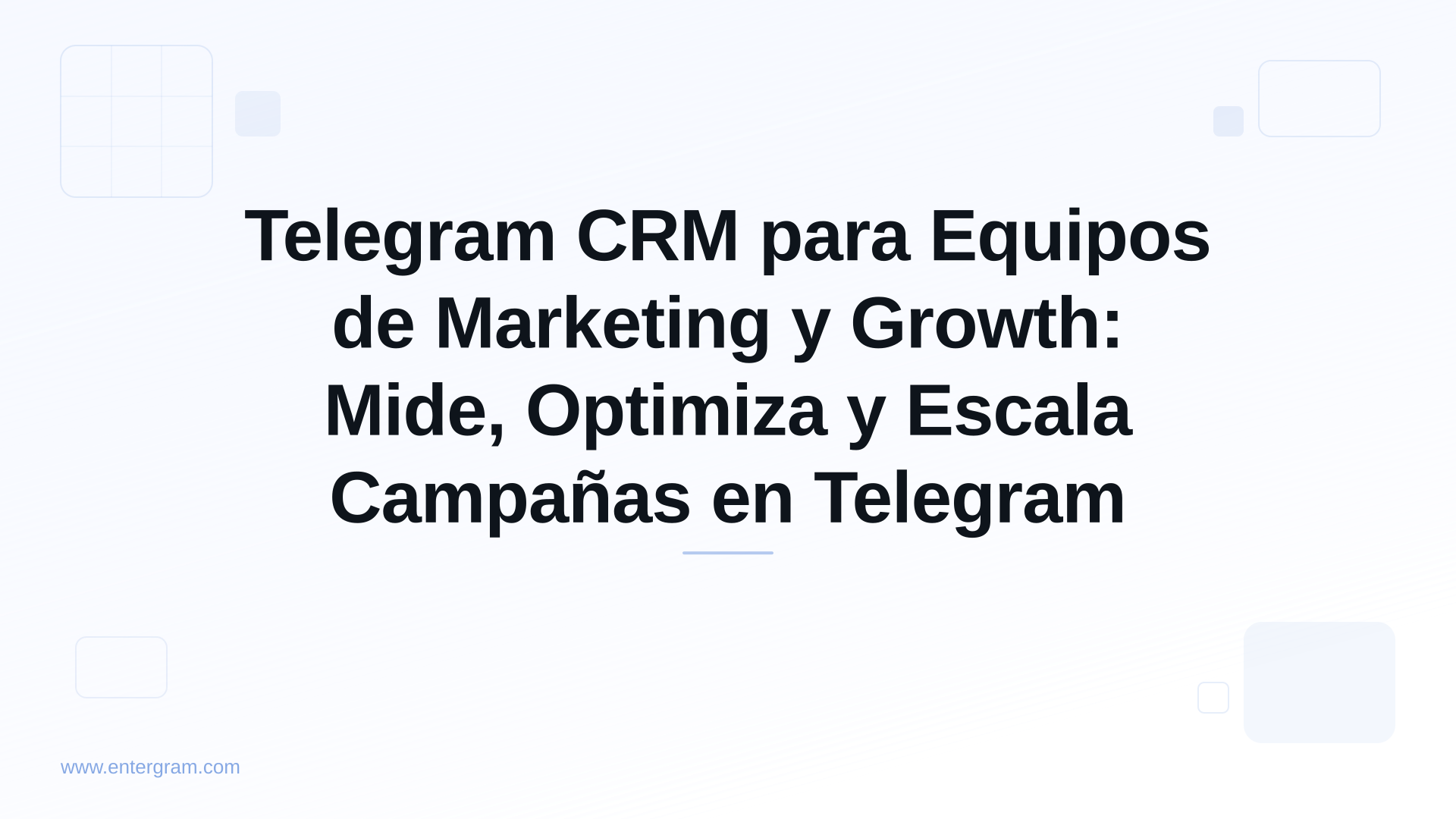 Card image for Telegram CRM para Equipos de Marketing y Growth: Mide, Optimiza y Escala Campañas en Telegram