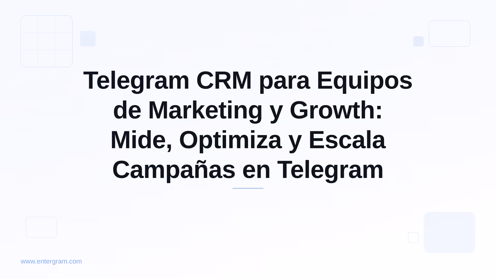 Card image for Telegram CRM para Equipos de Marketing y Growth: Mide, Optimiza y Escala Campañas en Telegram