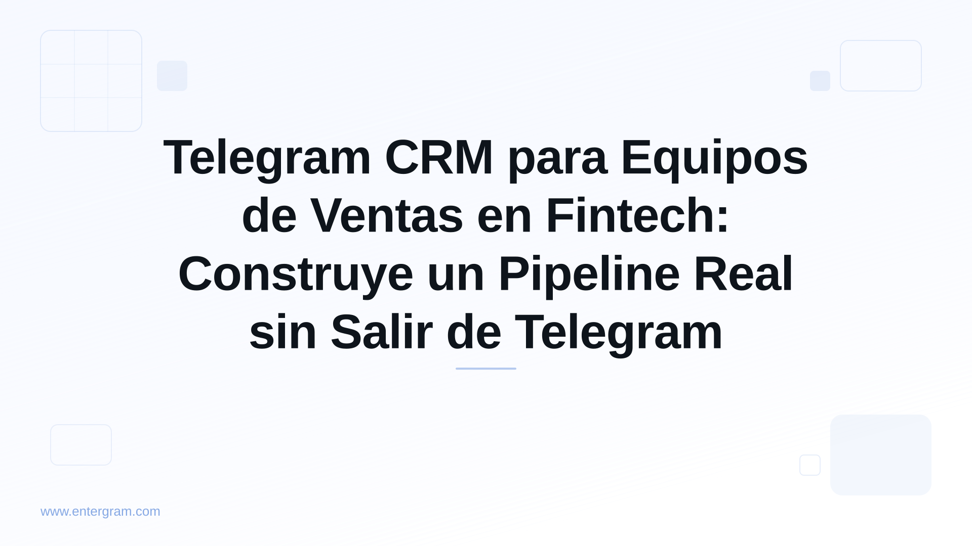 Card image for Telegram CRM para Equipos de Ventas en Fintech: Construye un Pipeline Real sin Salir de Telegram