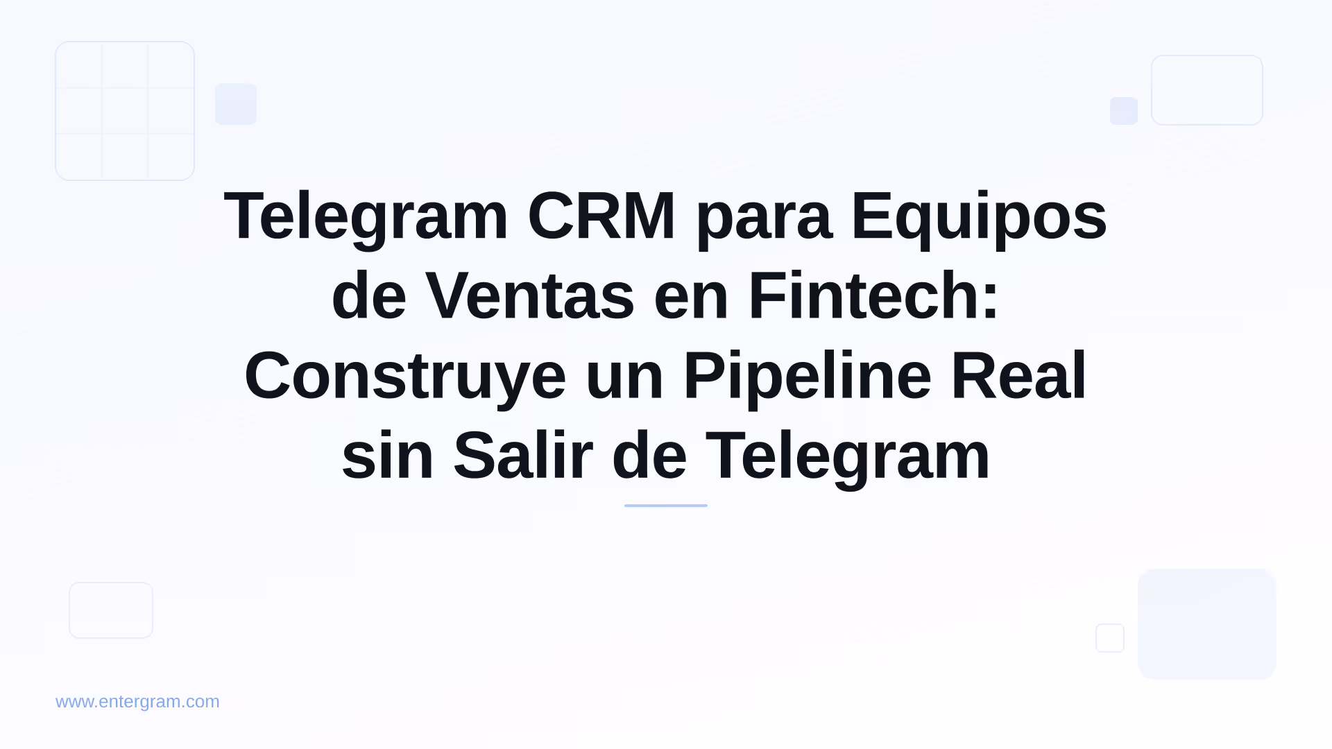 Card image for Telegram CRM para Equipos de Ventas en Fintech: Construye un Pipeline Real sin Salir de Telegram