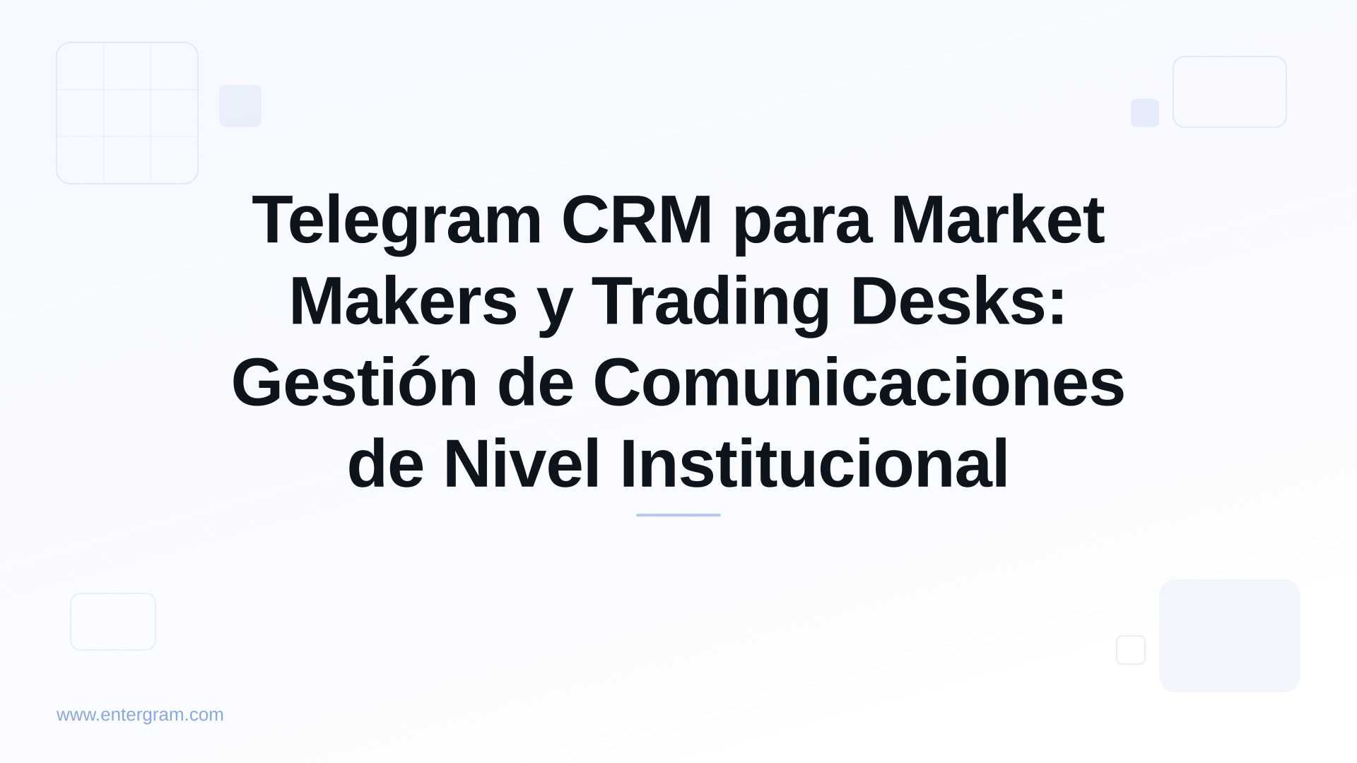 Card image for Telegram CRM para Market Makers y Trading Desks: Gestión de Comunicaciones de Nivel Institucional
