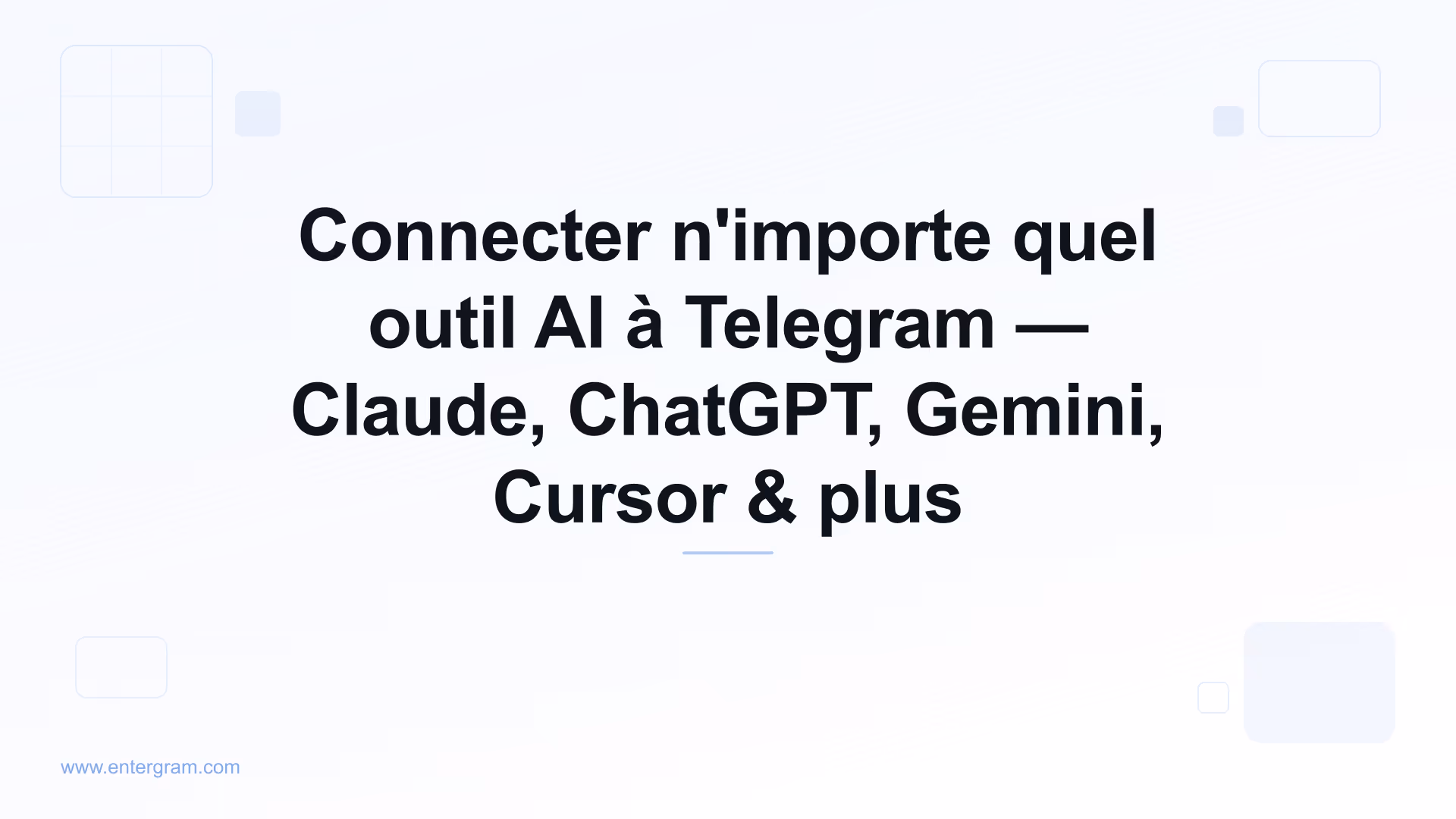 Connecter Windsurf à Telegram via Entergram MCP