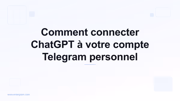 Connecter ChatGPT à un compte Telegram personnel via MCP